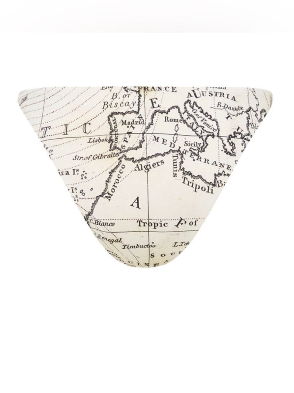 St. Agni Cream Map-Print Triangle Bikini
Size XS - Picture 6 of 11